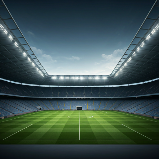 3D Stadium Render