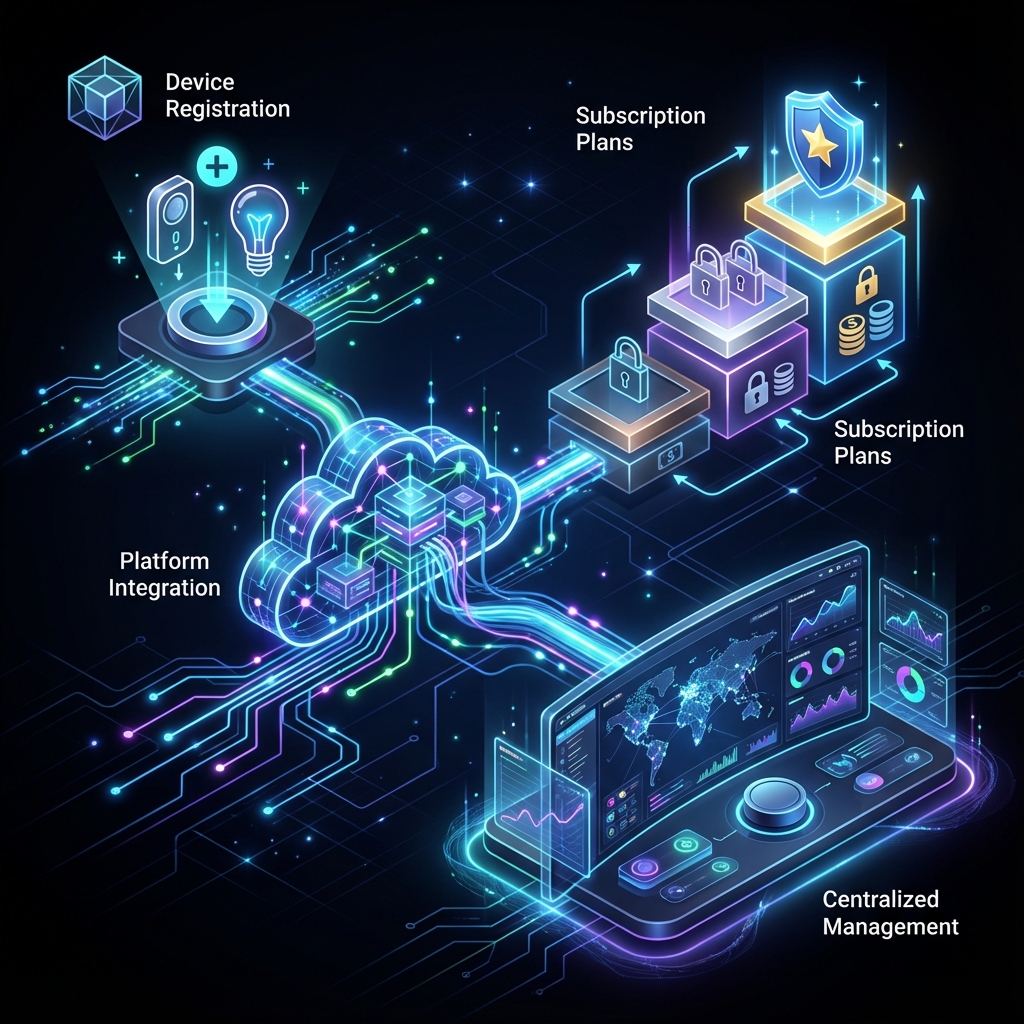 CONNECT Platform Workflow: Registration, Integration, Subscription, Management